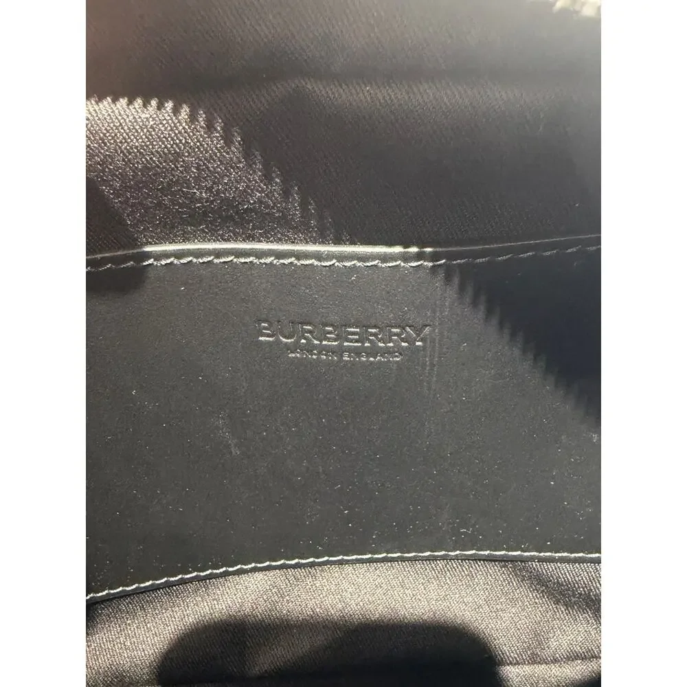 Burberry Black Check Crossbody Bag